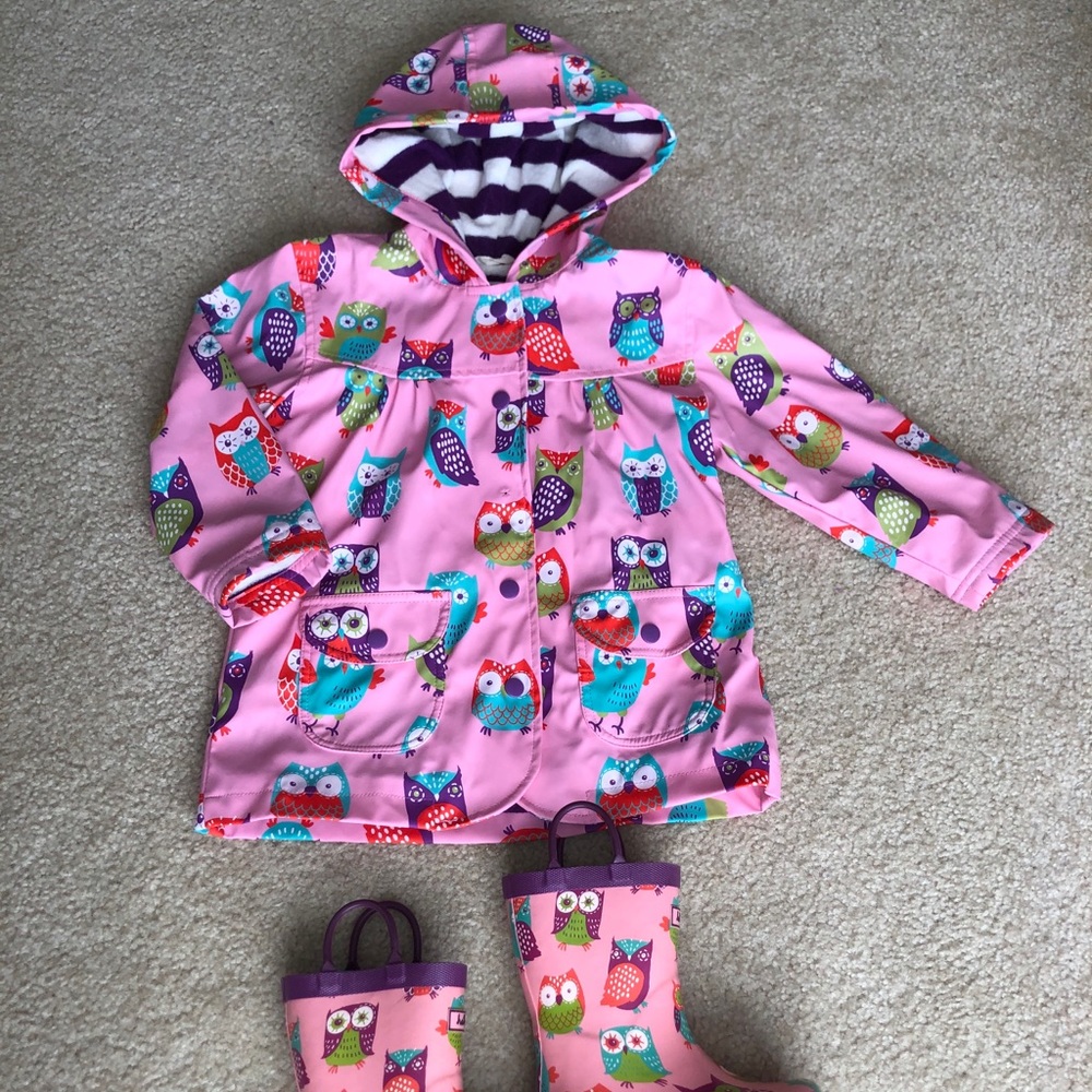 Hatley Owl Rain Jacket - Picture 1 of 5